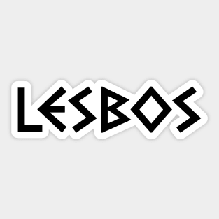 Lesbos Sticker